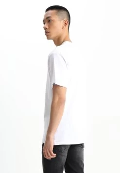 Vans Mn Full Patch - T-Shirt Print - White/Black -Mode Verkoop 0540dfe143d44c30bedb498172584cd1