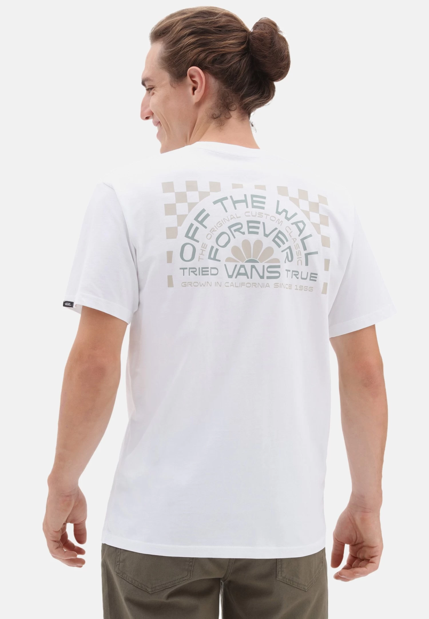 Vans Forever Ss - T-Shirt Print - White 1 Vans Forever Ss - T-Shirt Print - White