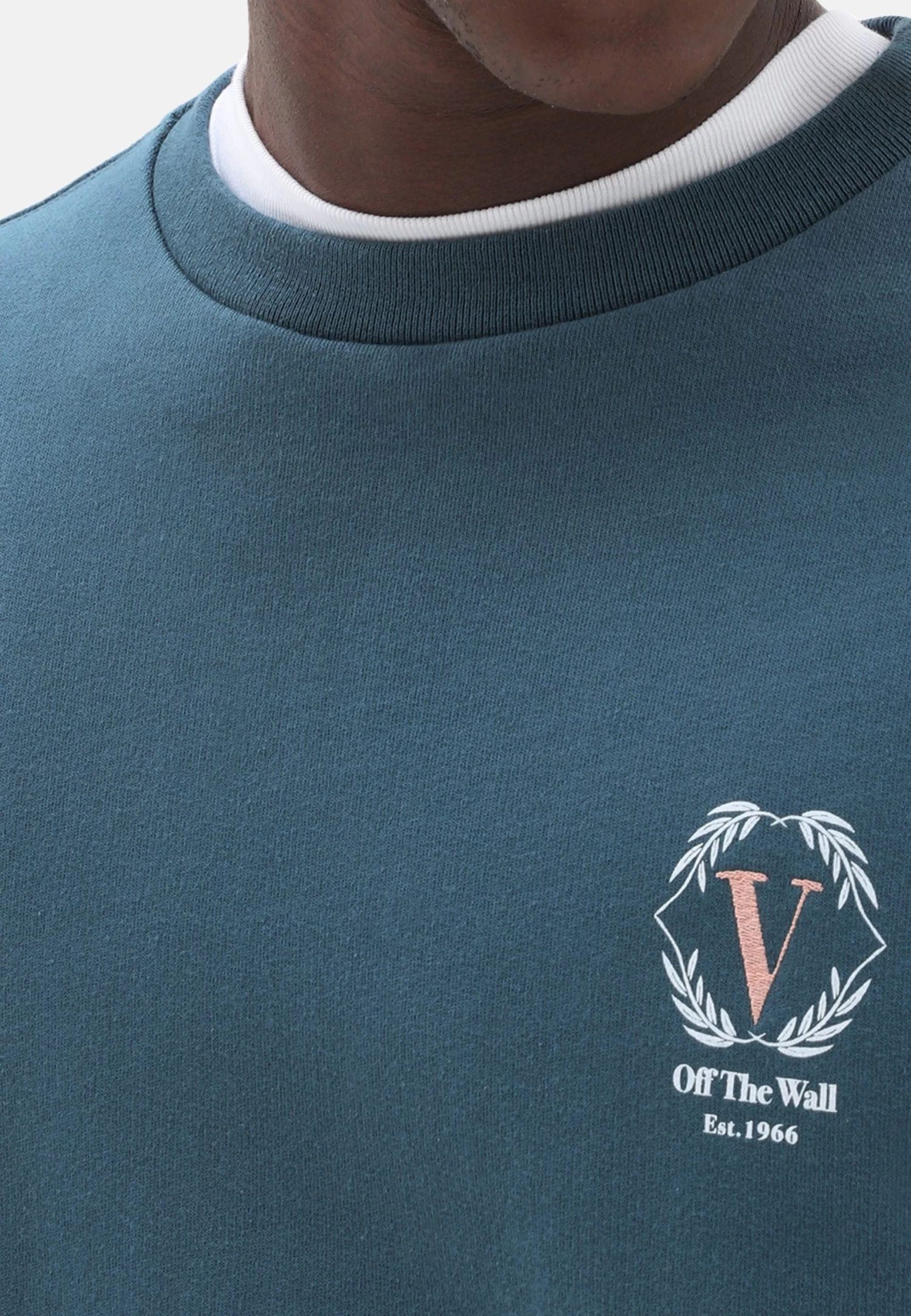 Vans Leisure Crew - Sweater - Medium Blue 2 Vans Leisure Crew - Sweater - Medium Blue - Afbeelding 2