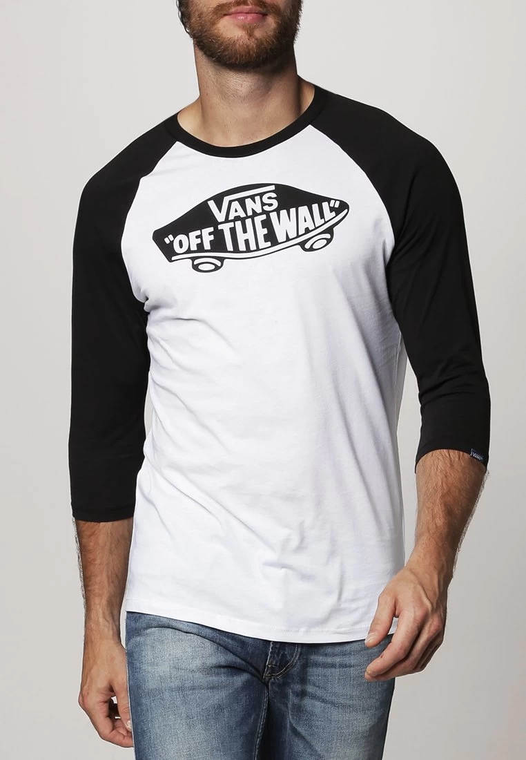 Vans Otw Raglan - Longsleeve - White/Black 2 Vans Otw Raglan - Longsleeve - White/Black - Afbeelding 2