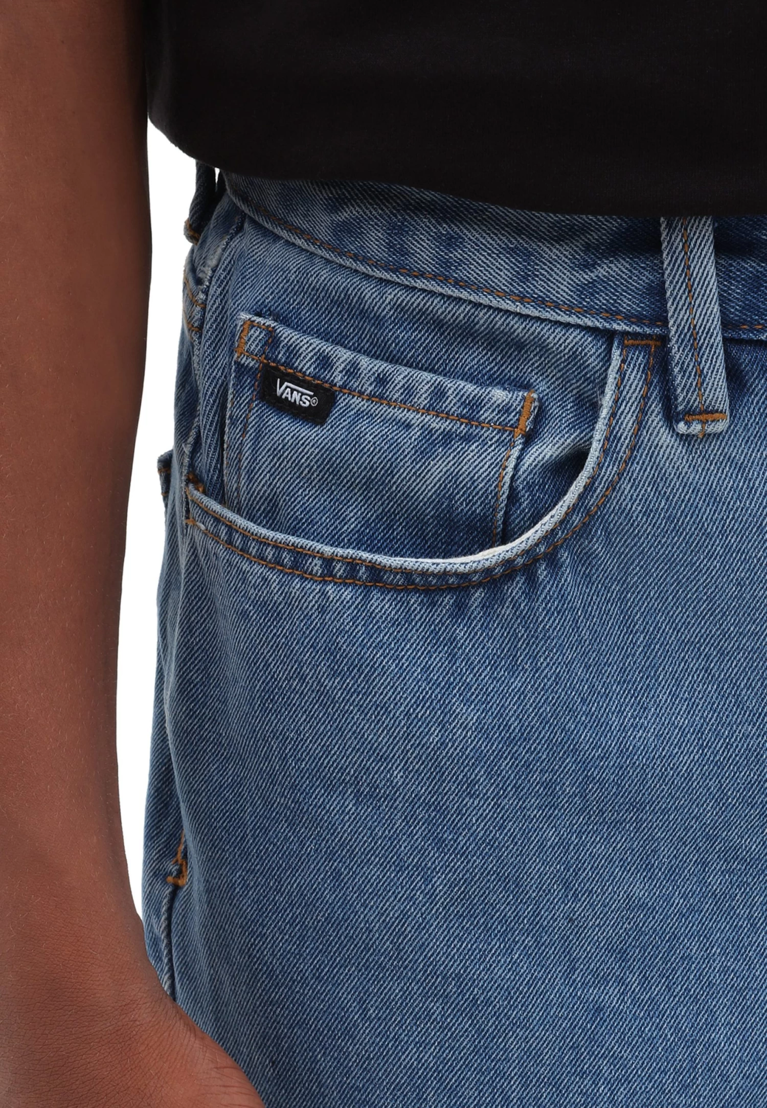 Vans Covina- Relaxed Fit Jeans - Blue 2 Vans Covina- Relaxed Fit Jeans - Blue - Afbeelding 2