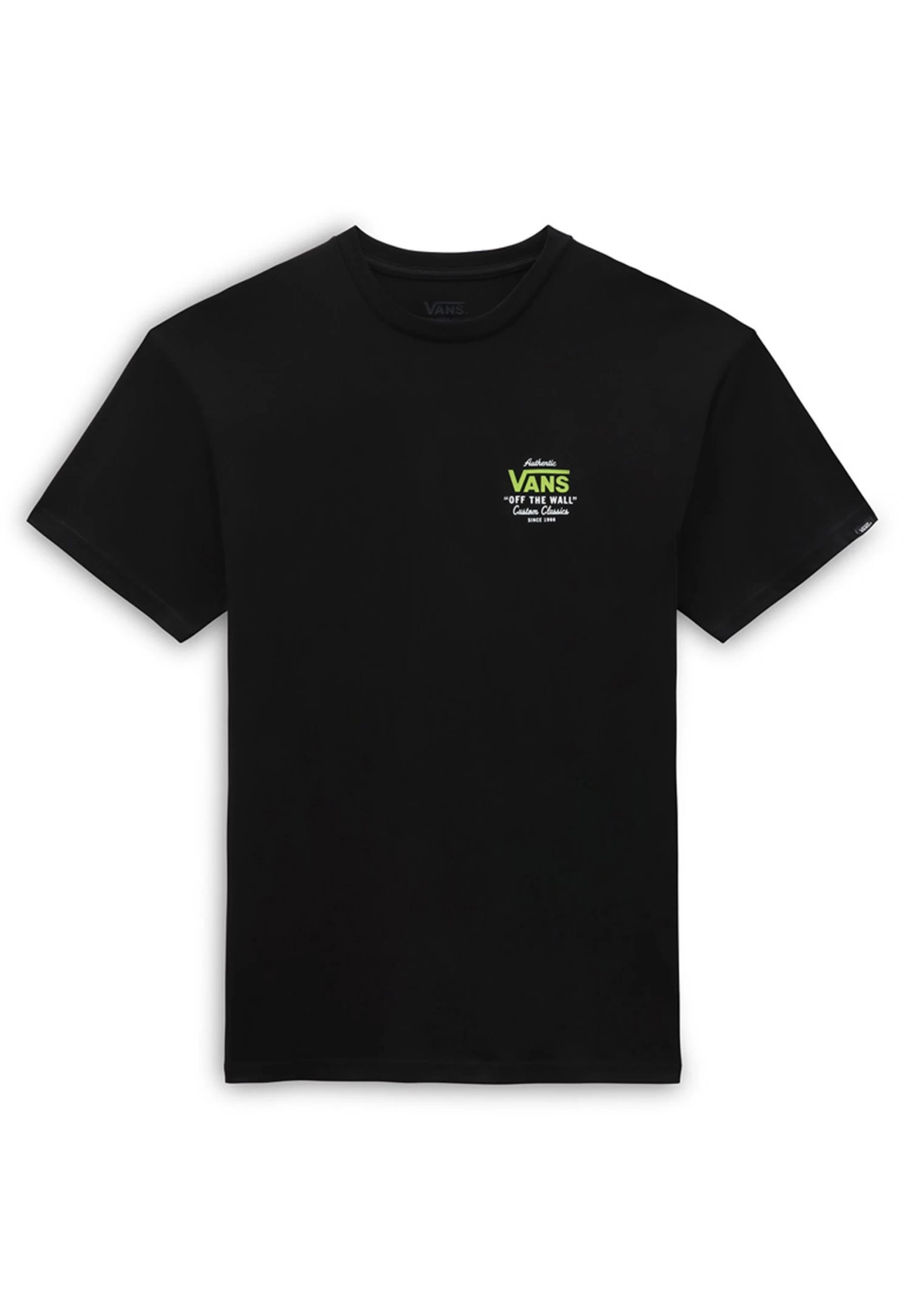 Vans Mn Holder St Classic - T-Shirt Print - Black/Lime Green 1 Vans Mn Holder St Classic - T-Shirt Print - Black/Lime Green