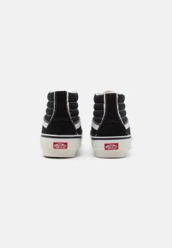 Vans Sk8 Reconstruct Unisex - Sneakers Hoog - Black/True White -Mode Verkoop 17b04a2576b348f8a178a21000d36e20