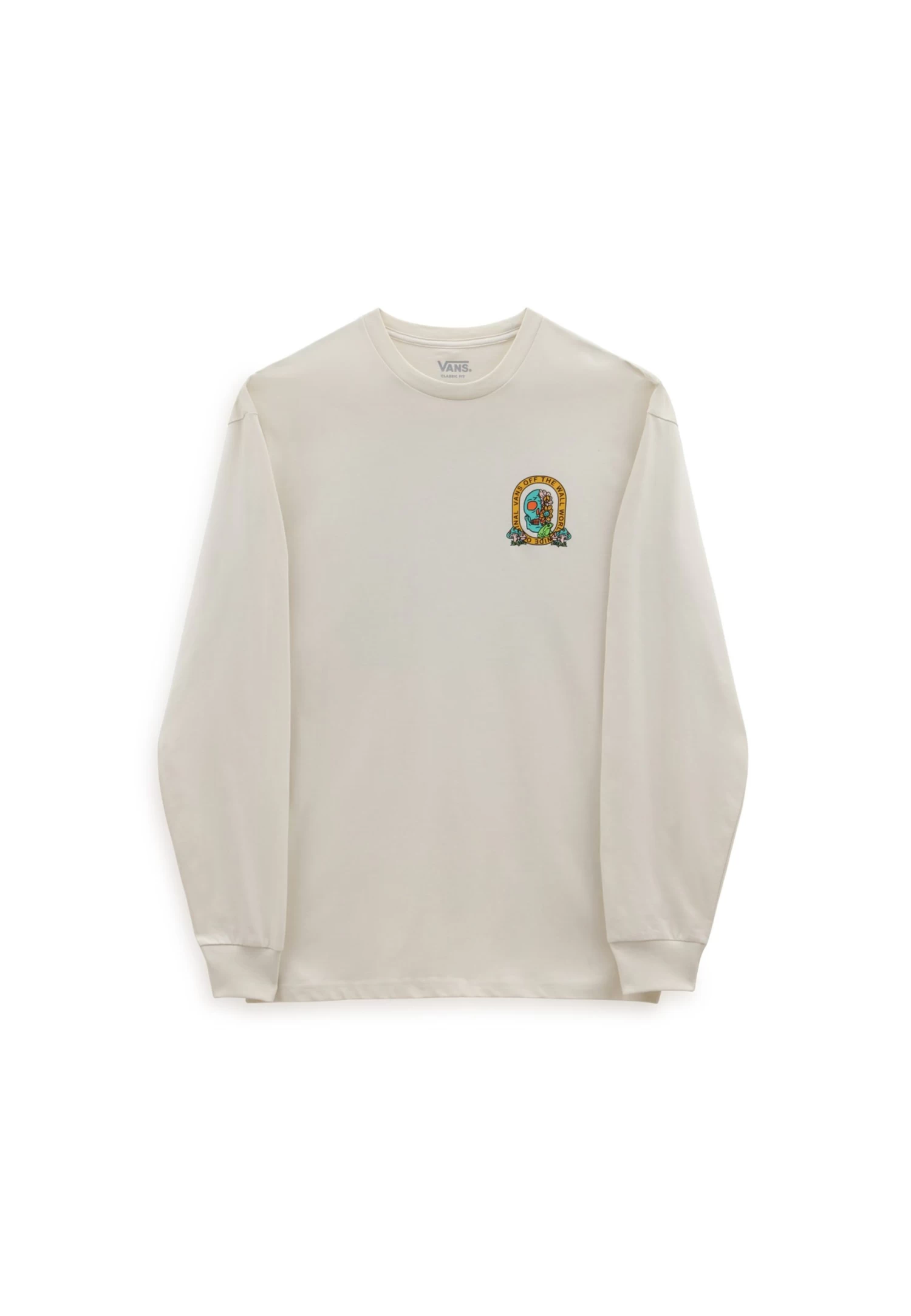 Vans Trippy Skull Ls - Longsleeve - White 4 Vans Trippy Skull Ls - Longsleeve - White - Afbeelding 4