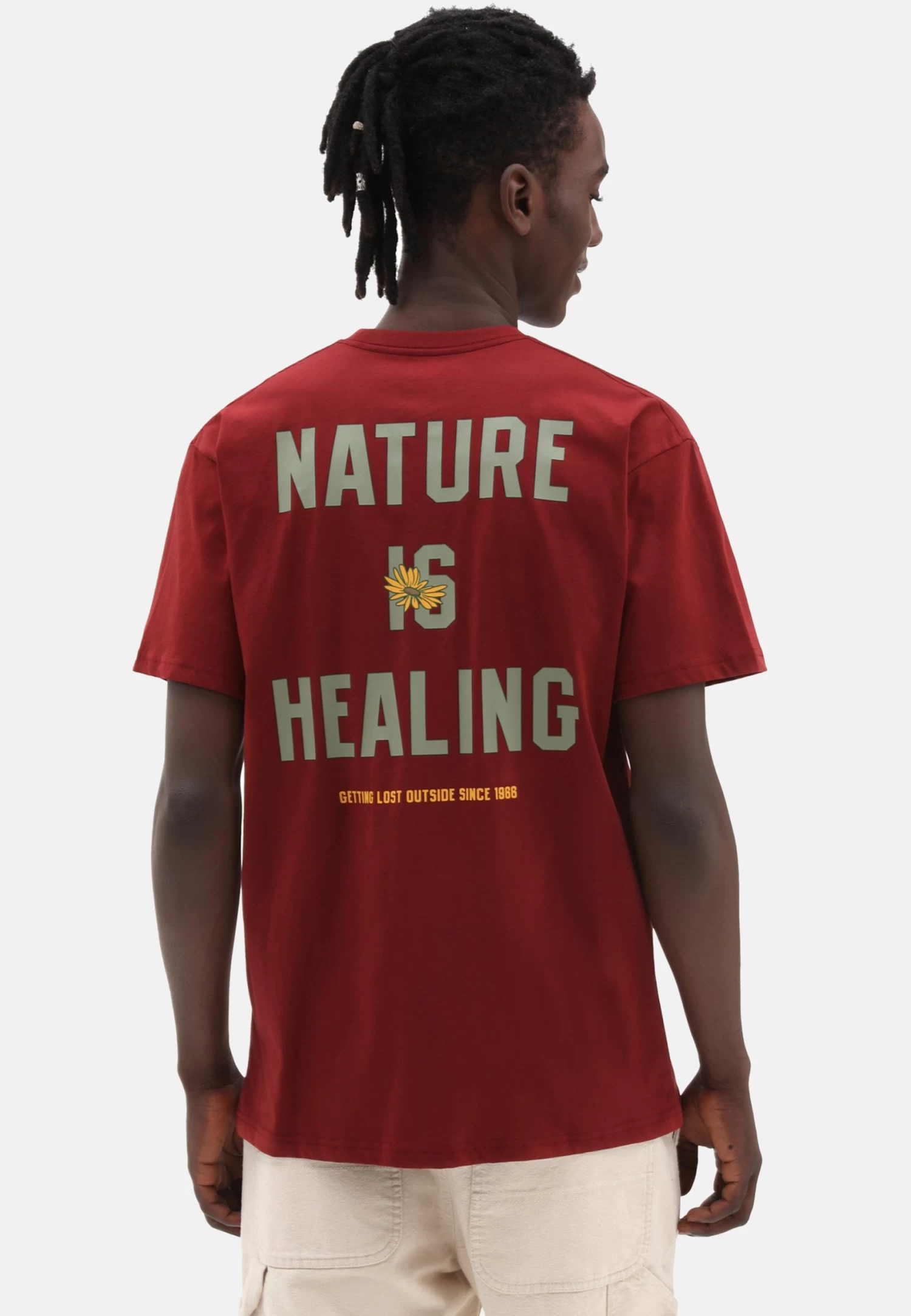 Vans Healing - T-Shirt Print - Medium Red 1 Vans Healing - T-Shirt Print - Medium Red
