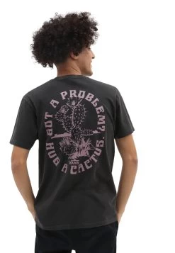 Vans Hug A Cactus - T-Shirt Print - Black