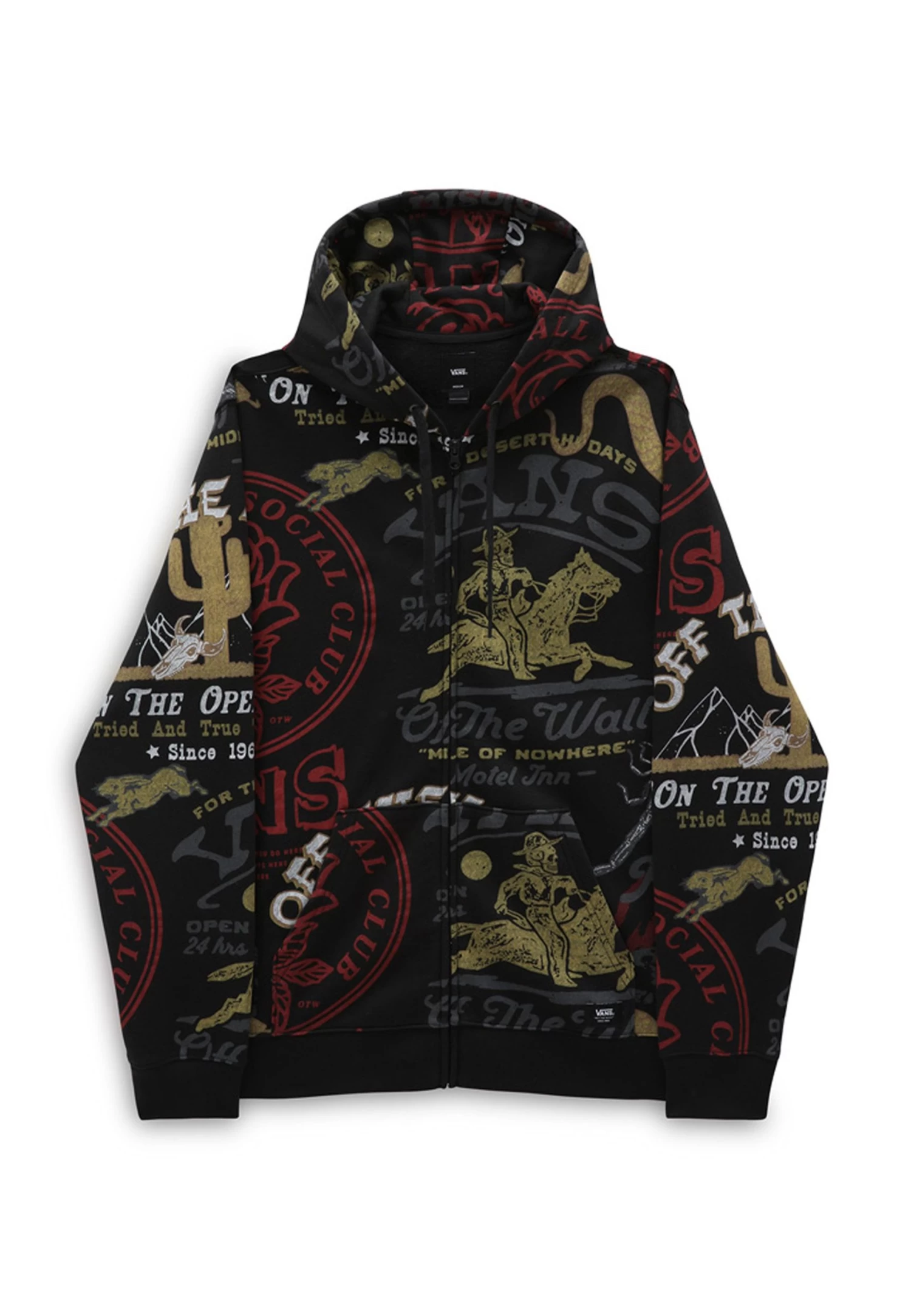 Vans Trading Post Fz - Sweater Met Rits - Black 1 Vans Trading Post Fz - Sweater Met Rits - Black