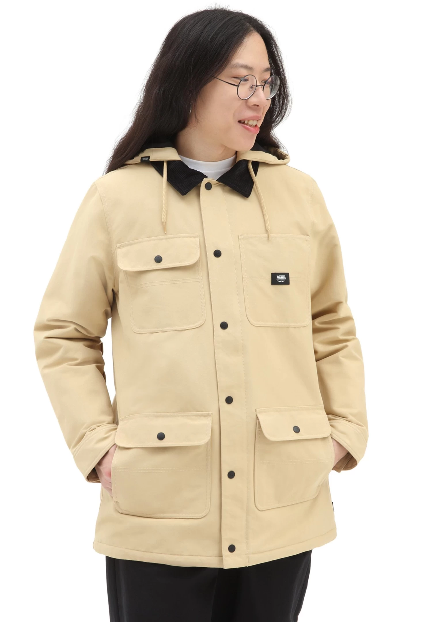 Vans Drill Chore- Halflange Jas - Medium Brown 1 Vans Drill Chore- Halflange Jas - Medium Brown