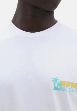 Vans Records Ss - T-Shirt Print - White -Mode Verkoop 2dd5894322424941aad0751ad6eb9ca8