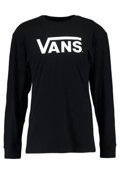Vans Classic Ls - Longsleeve - Black/White -Mode Verkoop 344e0d326b7f4103a278649f927a35b6