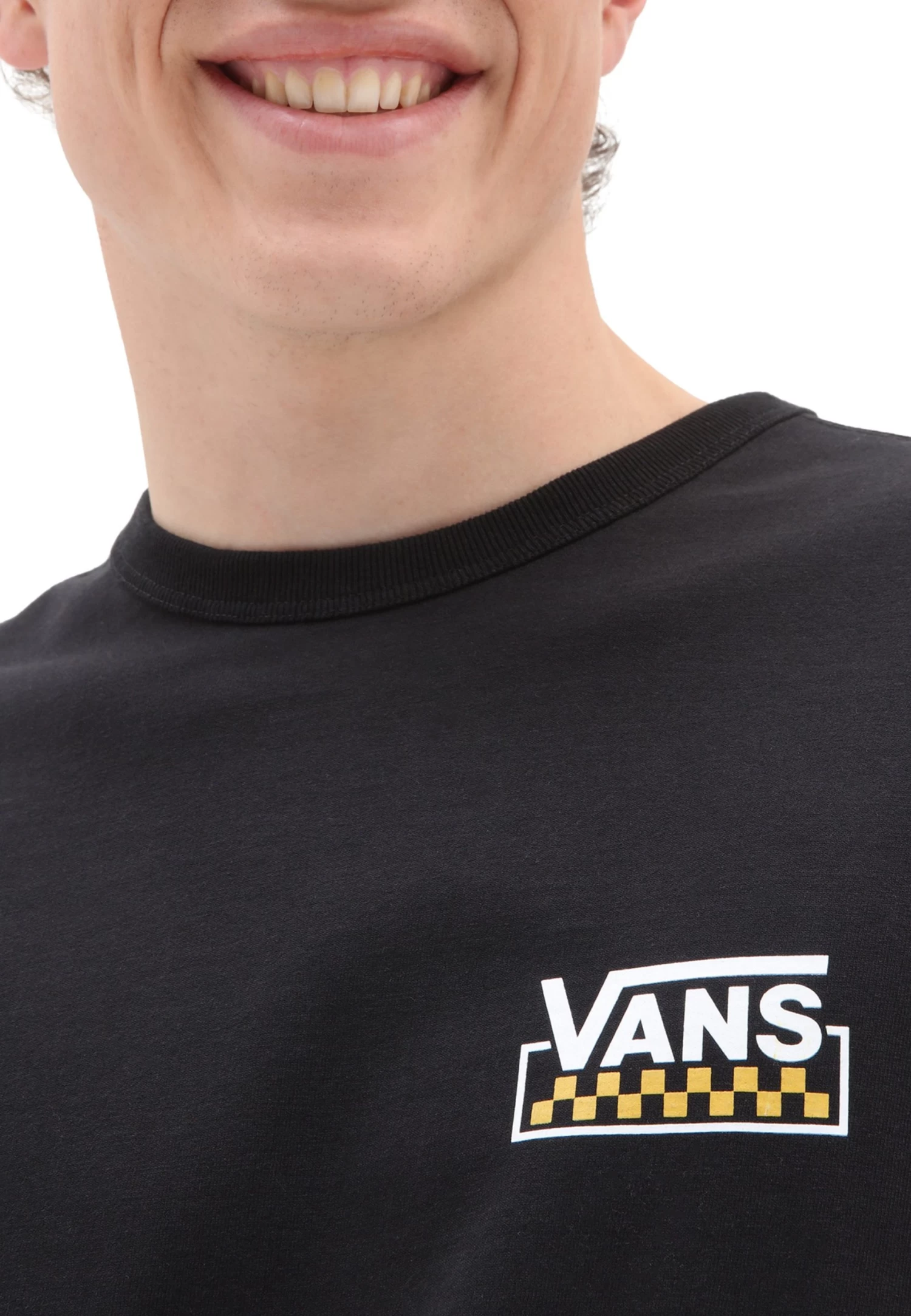 Vans Off The Wall Sidestripe Box Ls Tee - Longsleeve - Black 2 Vans Off The Wall Sidestripe Box Ls Tee - Longsleeve - Black - Afbeelding 2