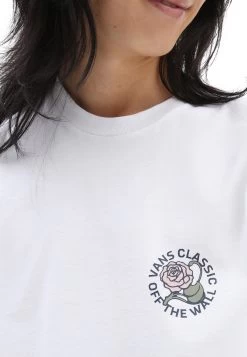 Vans Tried And True Rose Ss Tee - T-Shirt Print - White -Mode Verkoop 3bc46bc37a37497e8ee2c9b40b3082d3