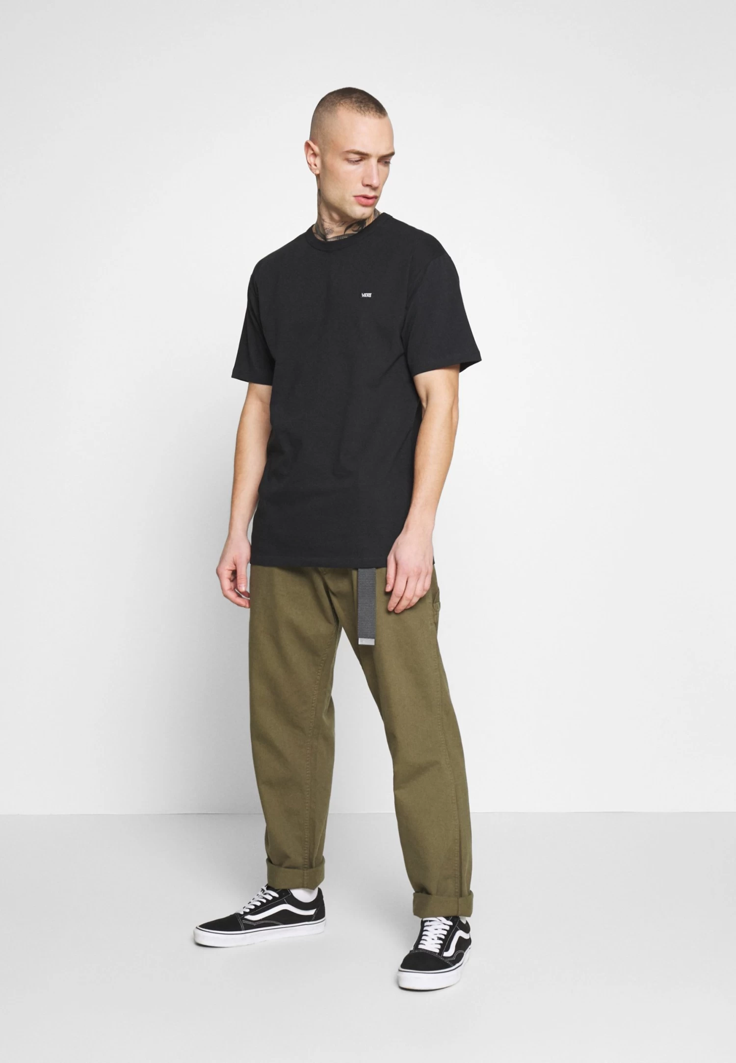 Vans Mn Off The Wall Classic Ss - T-Shirt Basic - Black 2 Vans Mn Off The Wall Classic Ss - T-Shirt Basic - Black - Afbeelding 2