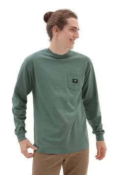 Vans Patch Pocket - Longsleeve - Medium Green