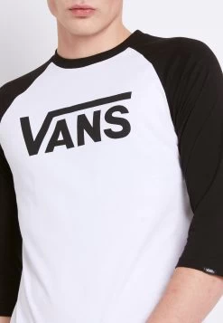 Mn Vans Classic Raglan - Longsleeve - White/Black -Mode Verkoop 3e654a08119044039595a7d37095af6b