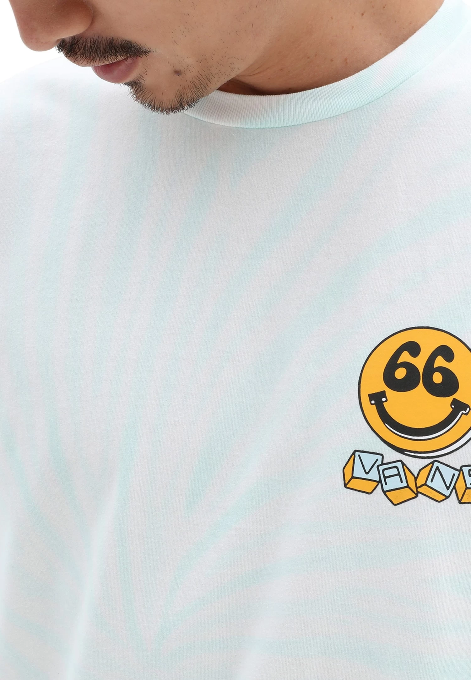 Vans Peace Tie Dye Ss - T-Shirt Print - Medium Blue 3 Vans Peace Tie Dye Ss - T-Shirt Print - Medium Blue - Afbeelding 3