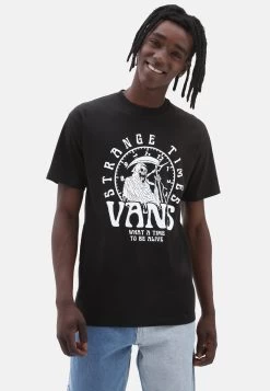 Vans Strange Times Ss - T-Shirt Print - Black
