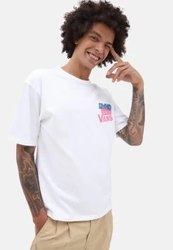 Vans Our Legends Poster Ss - T-Shirt Print - White