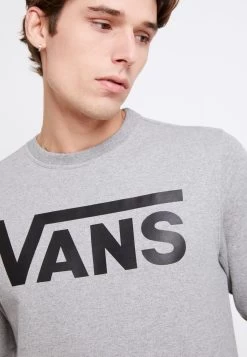 Vans Classic Crew Ii - Sweater - Cement Heather-Black -Mode Verkoop 521ec0e01645419a84b50fcd01c7f9fd