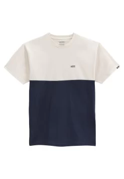 Vans Colorblock Tee - T-Shirt Print - Dress Blues Antique White -Mode Verkoop 548ce864f91d4884a79e51b18cefa81e