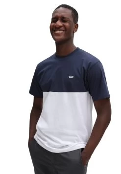 Vans Colorblock Tee - T-Shirt Print - White/Dress Blues