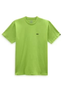 Vans Left Chest Logo - T-Shirt Basic - Lime Green Black