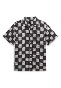 Vans Moore Ss - Overhemd - Asphalt Antique White -Mode Verkoop 5adaf1712fdf4eb5a44d15253fbd0ea2