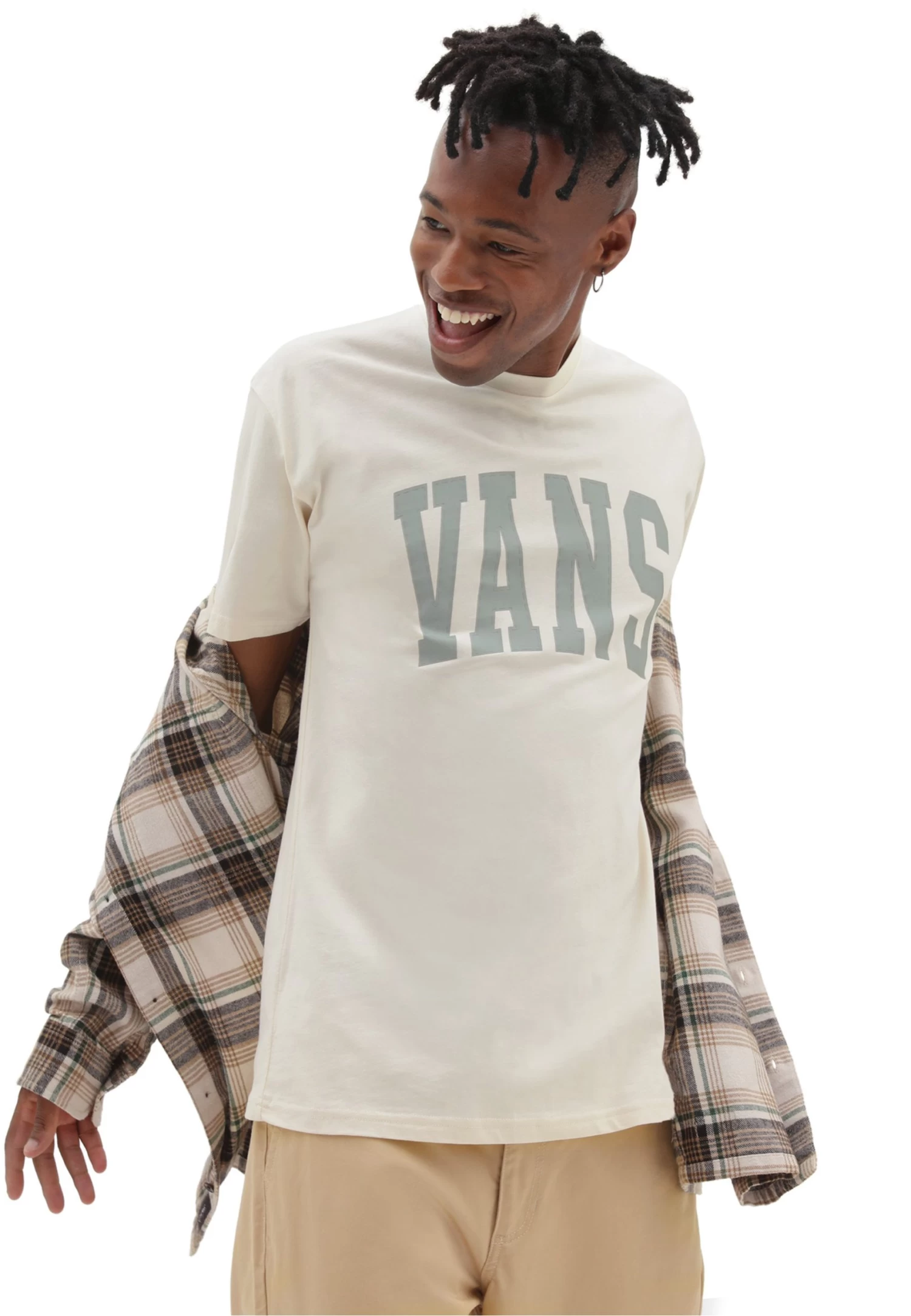 Vans Varsity Type Ss Tee - T-Shirt Print - White 1 Vans Varsity Type Ss Tee - T-Shirt Print - White
