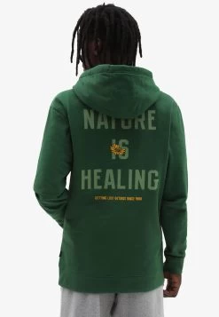 Vans Nature Is Healing Po - Hoodie - Dark Green