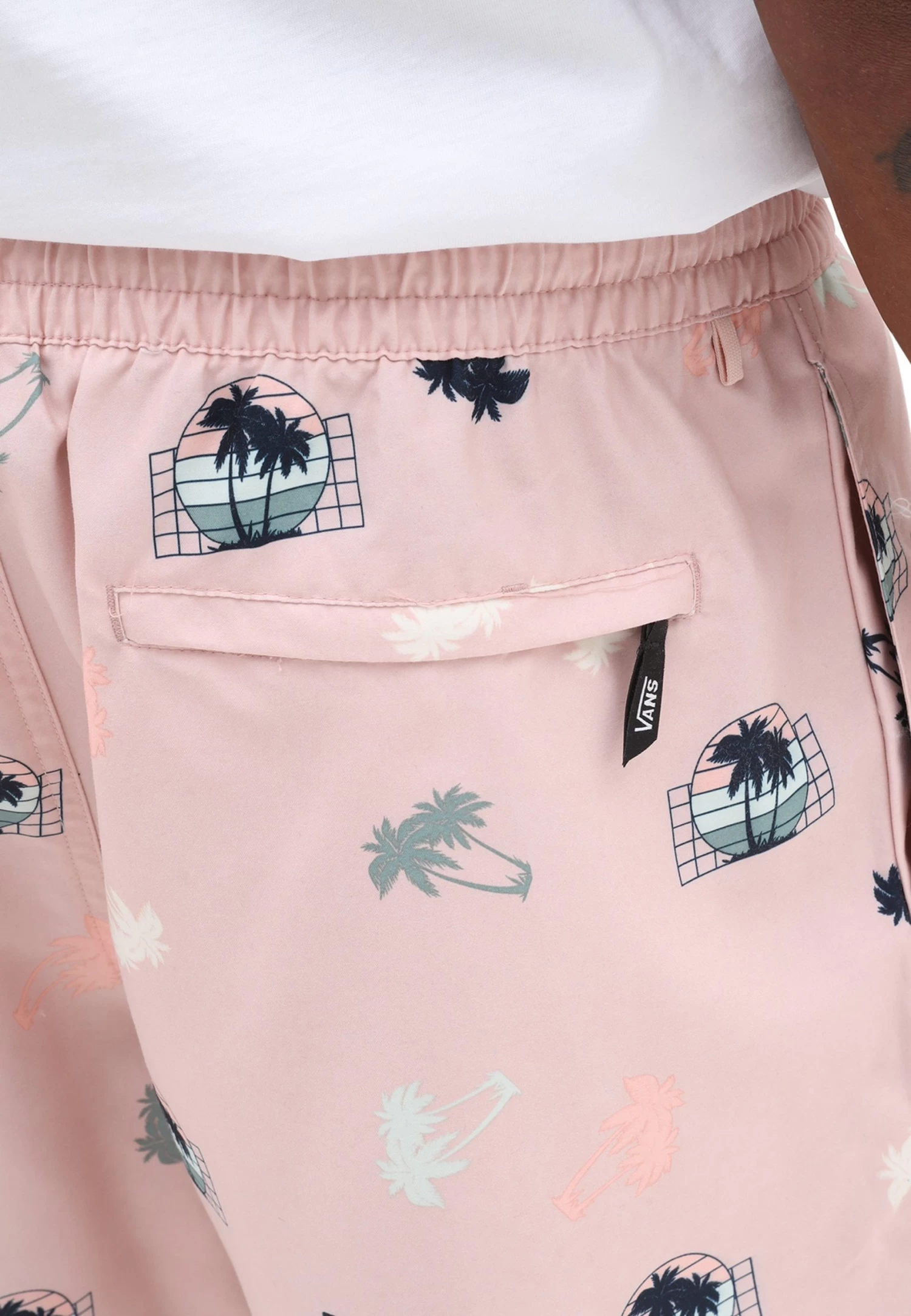 Vans Primary Print- Shorts - Medium Pink 3 Vans Primary Print- Shorts - Medium Pink - Afbeelding 3