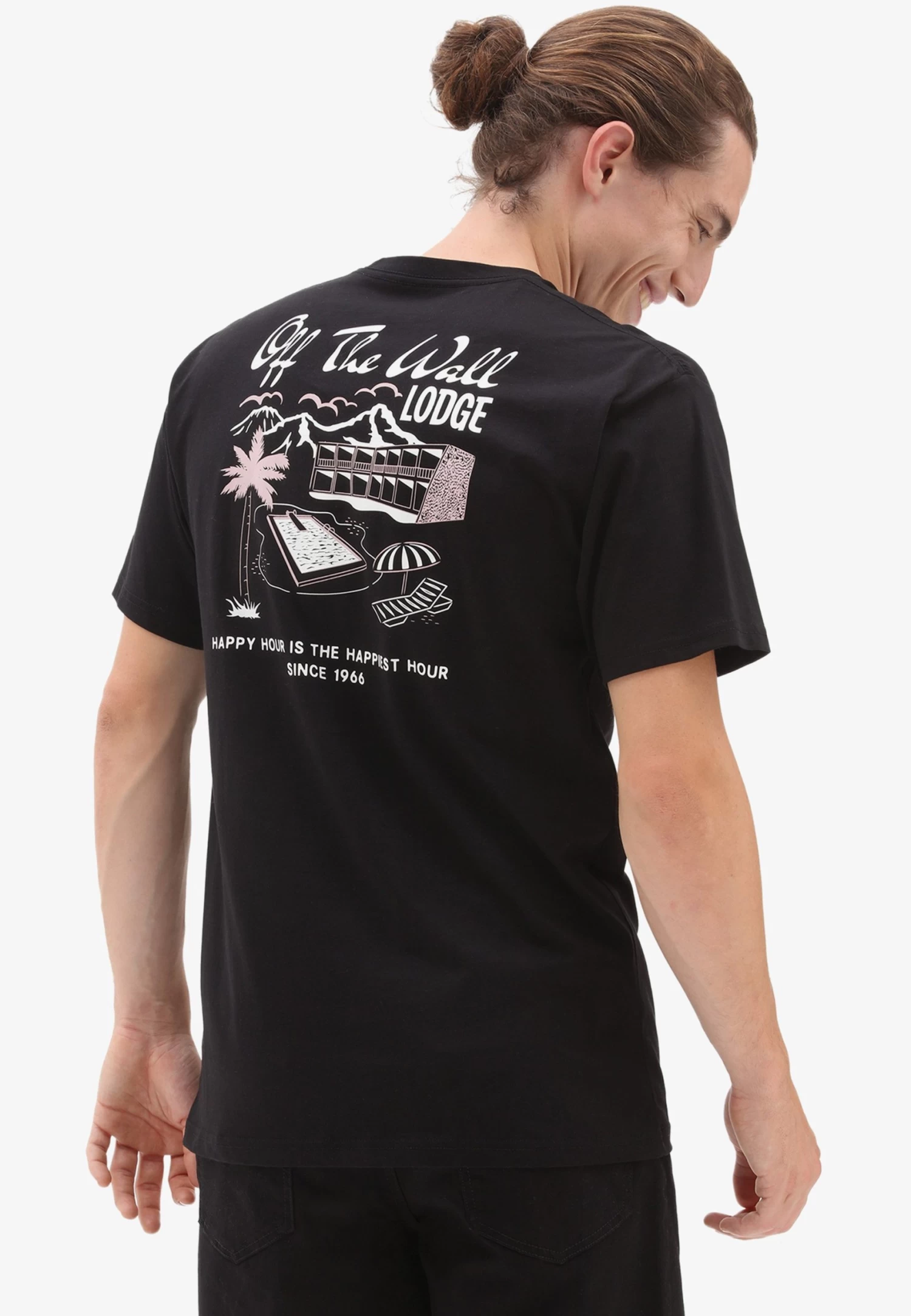 Vans Otw Lodge Ss Tee - T-Shirt Print - Black 1 Vans Otw Lodge Ss Tee - T-Shirt Print - Black