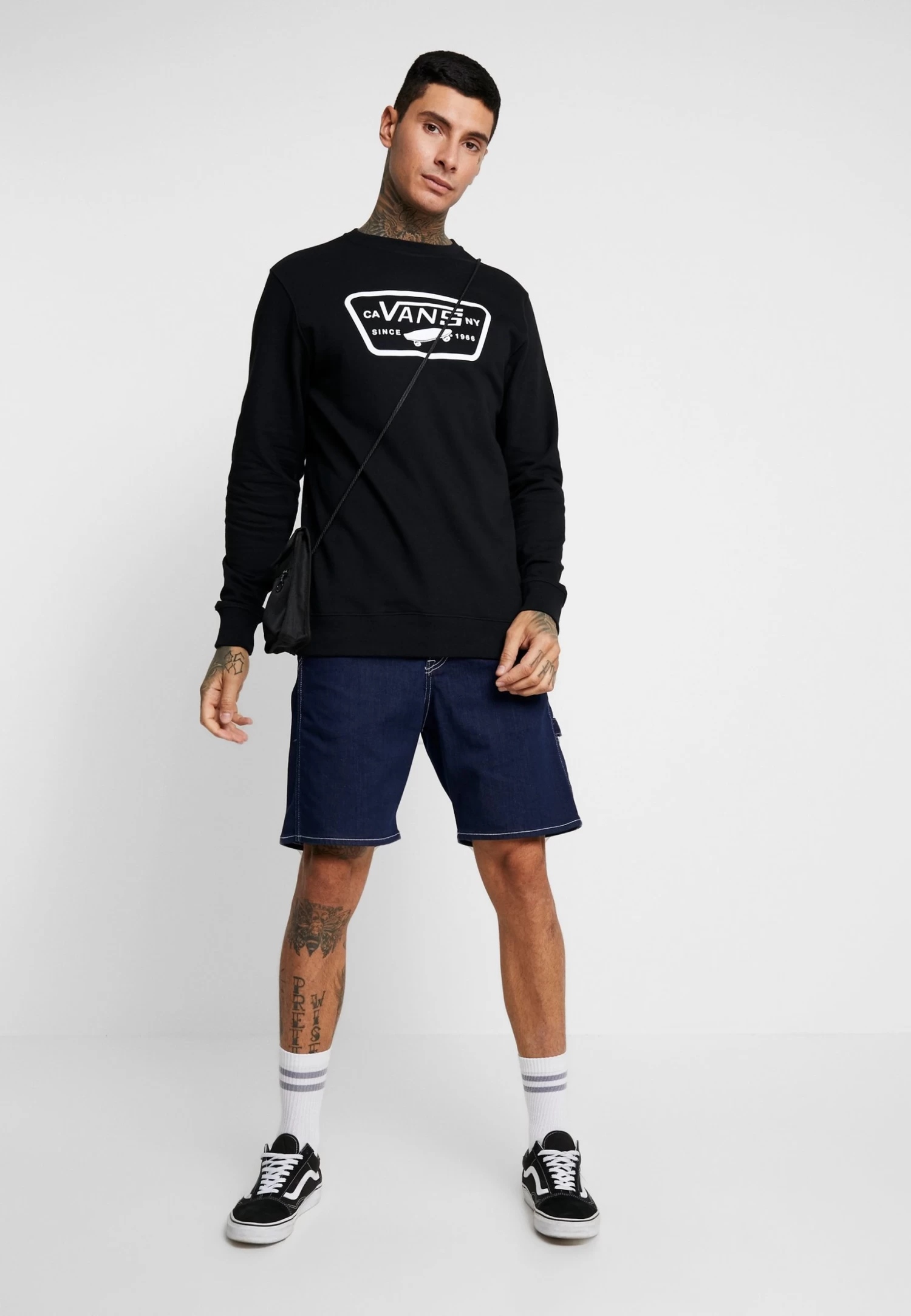 Vans Full Patch Crew - Sweater - Black 2 Vans Full Patch Crew - Sweater - Black - Afbeelding 2