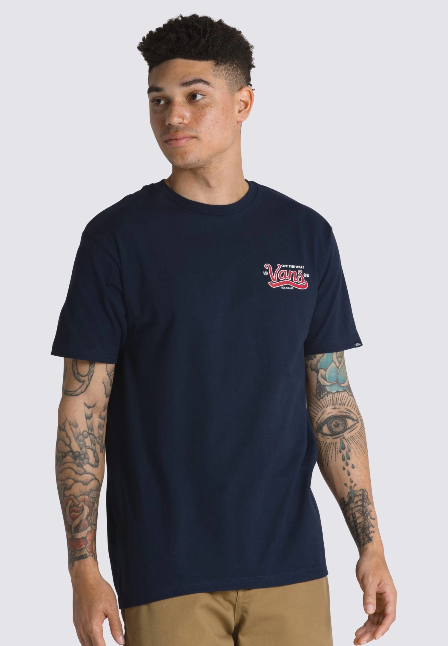 Vans Home Of The Sidestripe Ss - T-Shirt Print - Navy 4 Vans Home Of The Sidestripe Ss - T-Shirt Print - Navy - Afbeelding 4