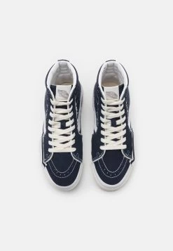 Vans Sk8 Reconstruct Unisex - Sneakers Hoog - Navy/White -Mode Verkoop 653f0b0921e0494e9a5eac48a38bff22
