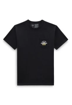 Vans Off The Wall Graphic Pkt Ss - T-Shirt Print - Black Gold Fusion