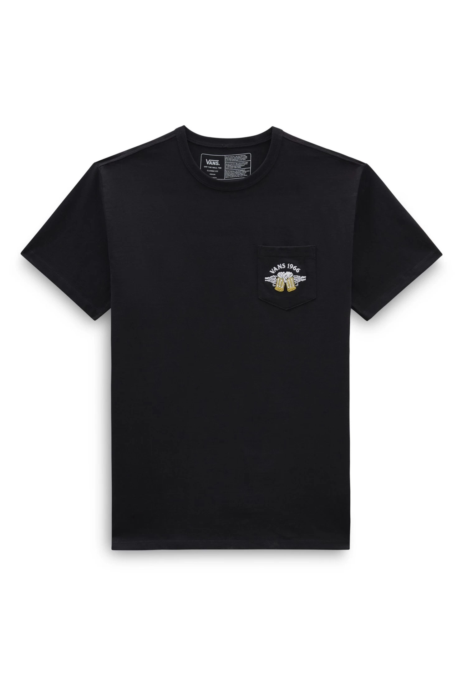 Vans Off The Wall Graphic Pkt Ss - T-Shirt Print - Black Gold Fusion 1 Vans Off The Wall Graphic Pkt Ss - T-Shirt Print - Black Gold Fusion