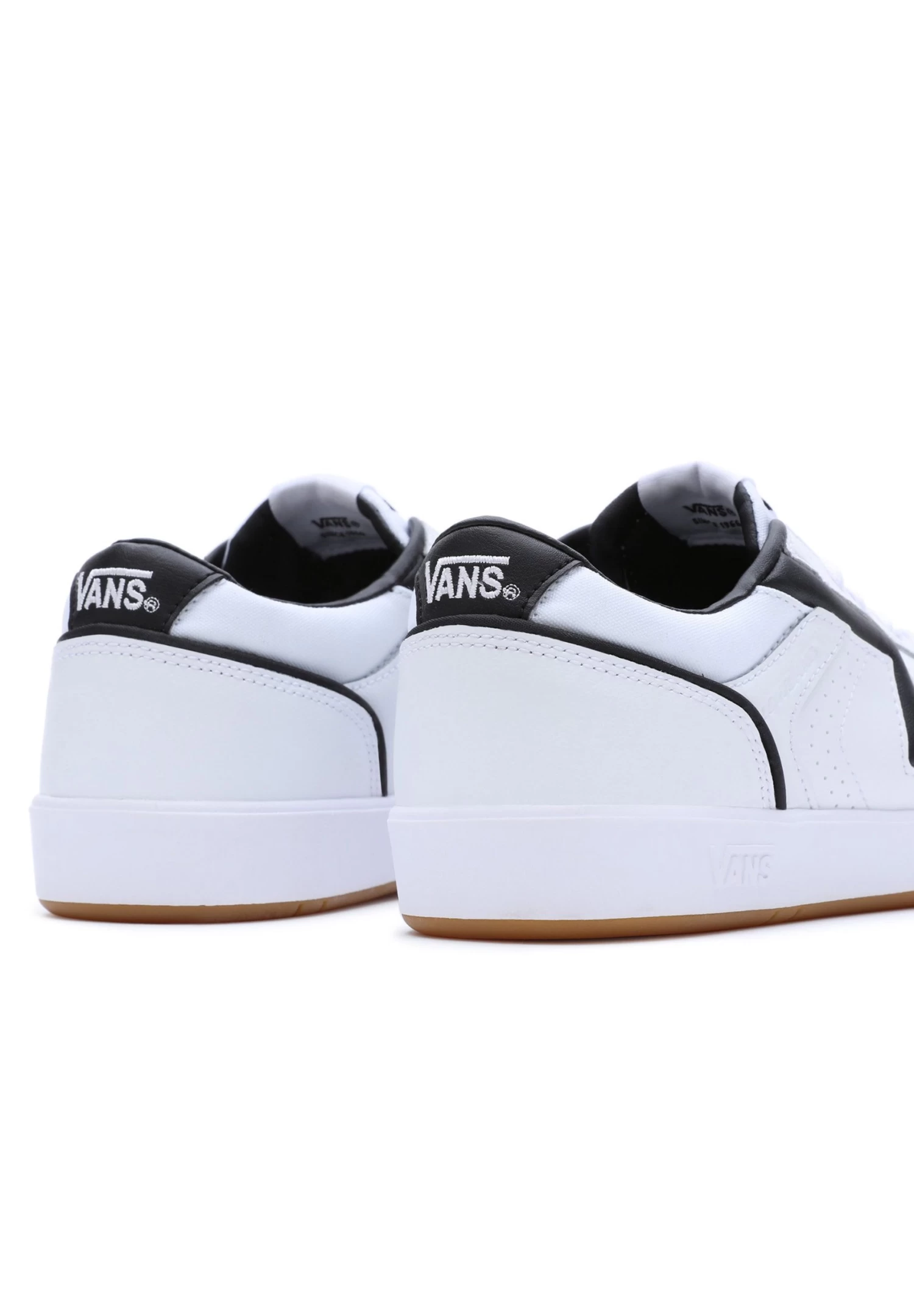 Vans Lowland Unisex - Sneakers Laag - Court True White/Black 5 Vans Lowland Unisex - Sneakers Laag - Court True White/Black - Afbeelding 5