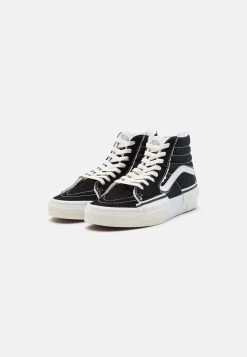 Vans Sk8 Reconstruct Unisex - Sneakers Hoog - Black/True White -Mode Verkoop 716bc6ba4f61459287dfbb695a8a1c10