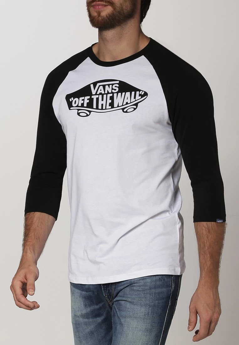 Vans Otw Raglan - Longsleeve - White/Black 3 Vans Otw Raglan - Longsleeve - White/Black - Afbeelding 3