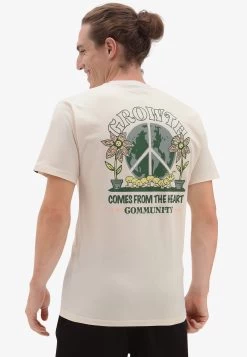 Vans Growth Garden Ss- T-Shirt Print - Natural