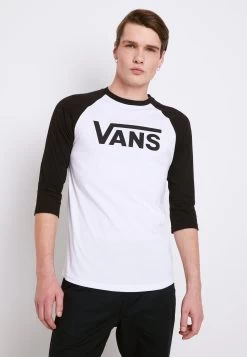 Mn Vans Classic Raglan - Longsleeve - White/Black