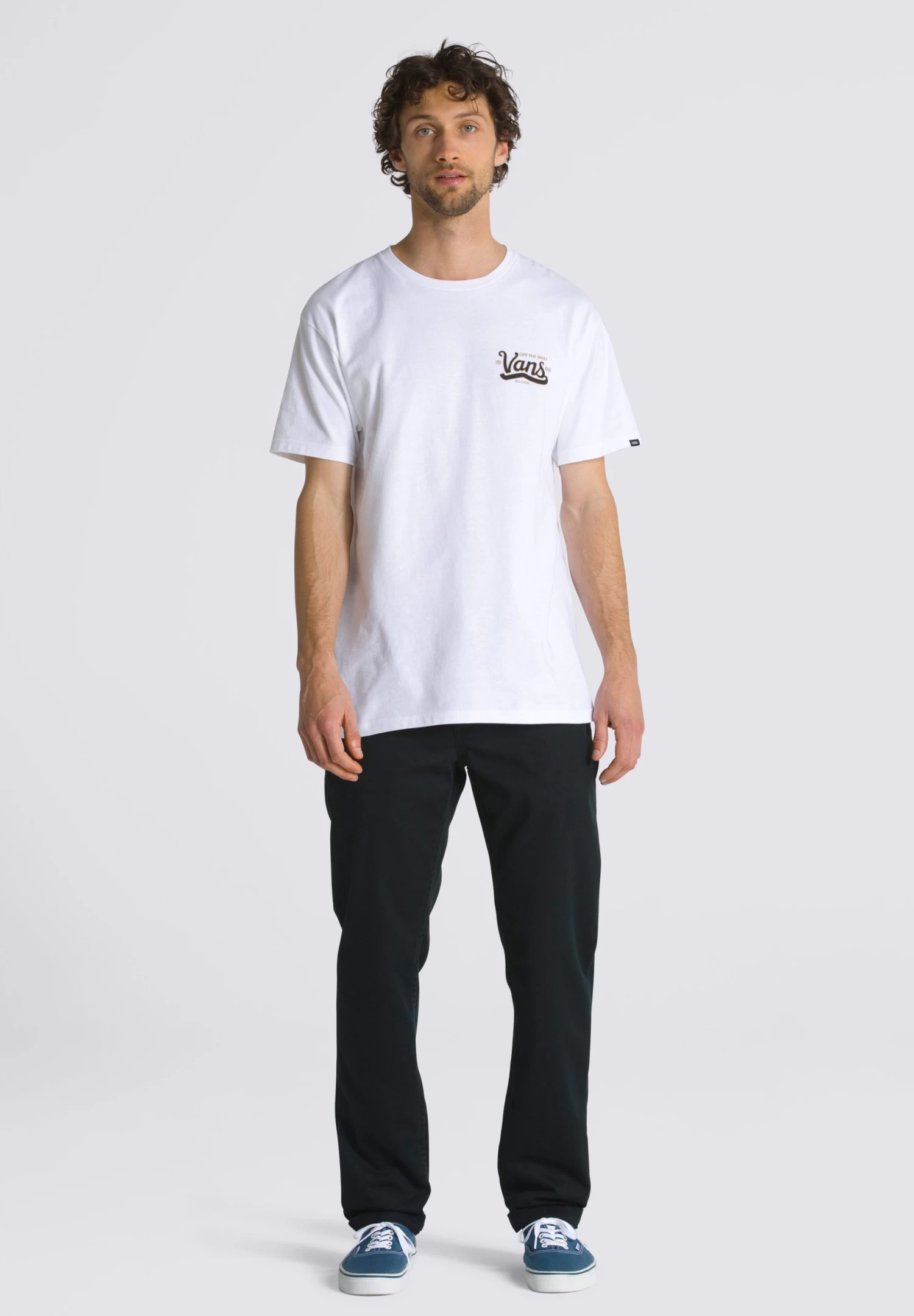 Vans Home Of The Sidestripe Ss - T-Shirt Print - White 1 Vans Home Of The Sidestripe Ss - T-Shirt Print - White