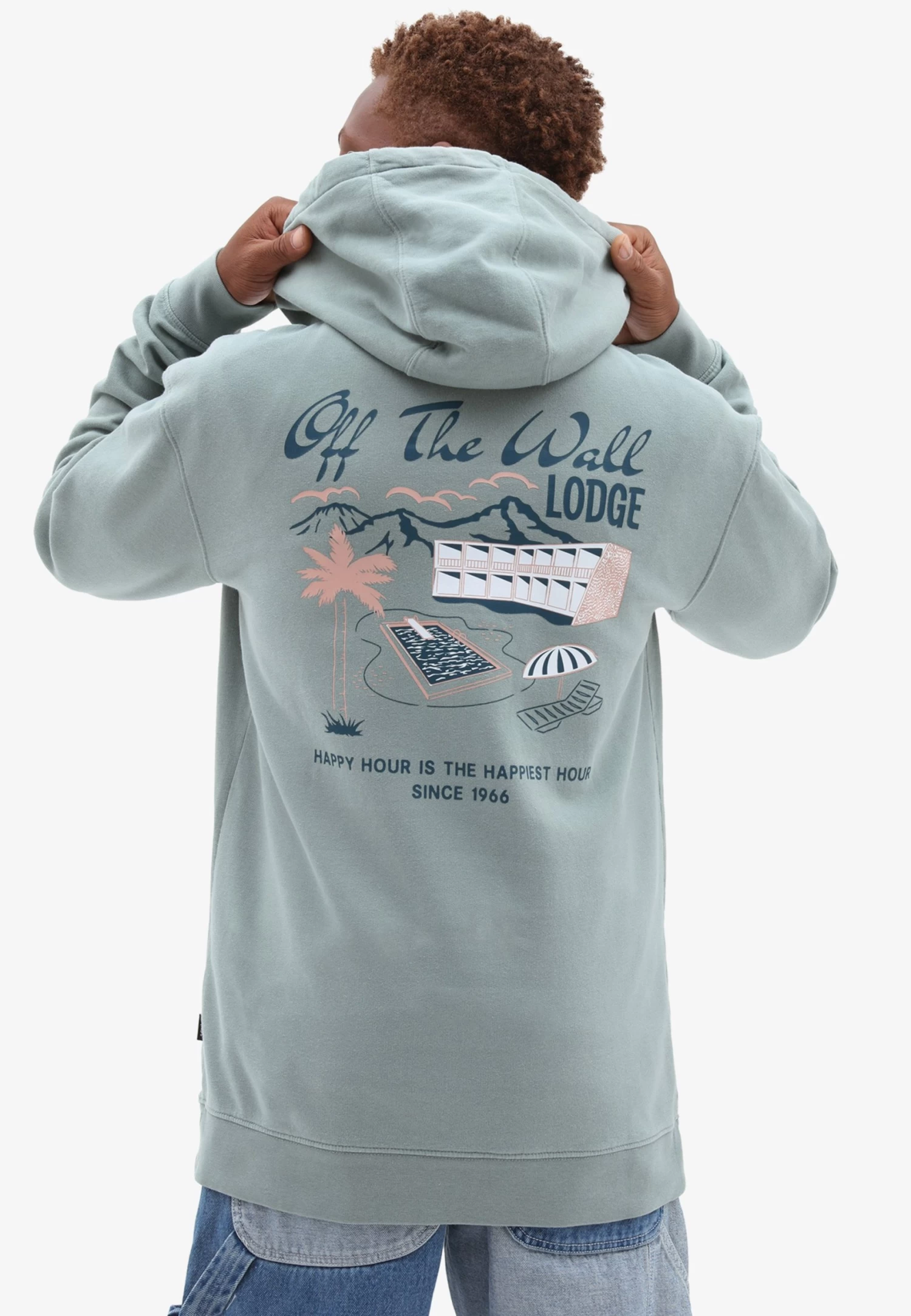 Vans Lodge Po - Hoodie - Medium Green 1 Vans Lodge Po - Hoodie - Medium Green