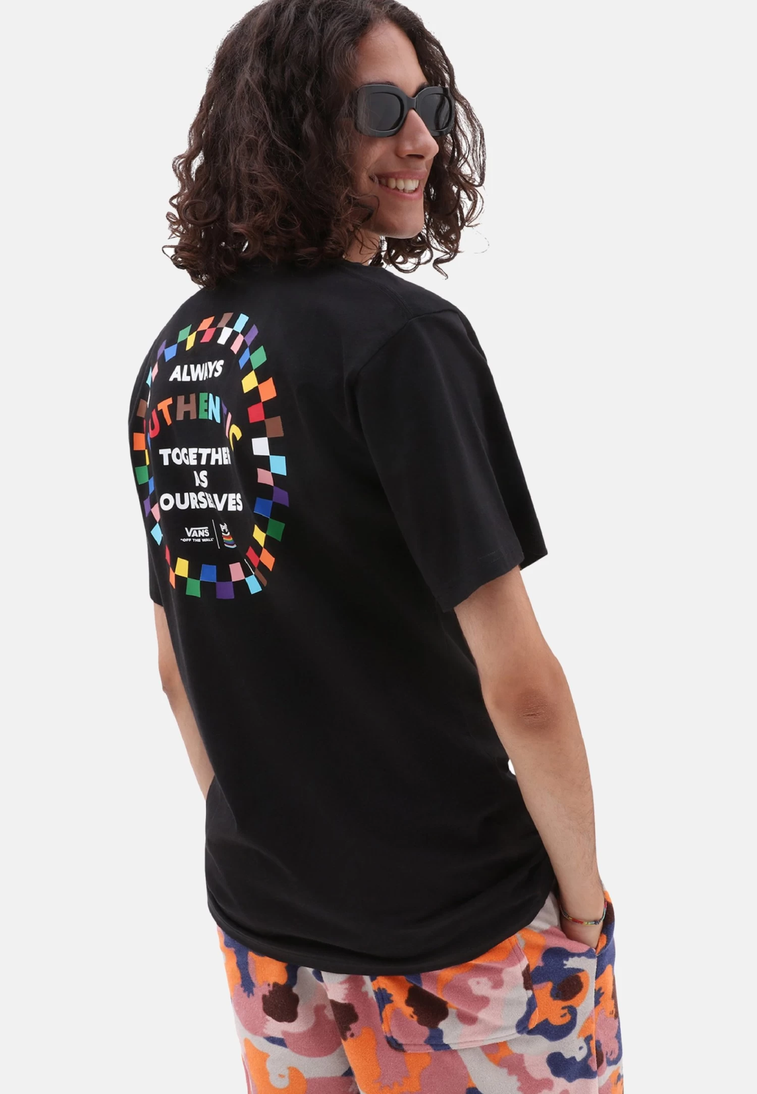 Vans Pride Ss Tee- T-Shirt Print - Black 1 Vans Pride Ss Tee- T-Shirt Print - Black