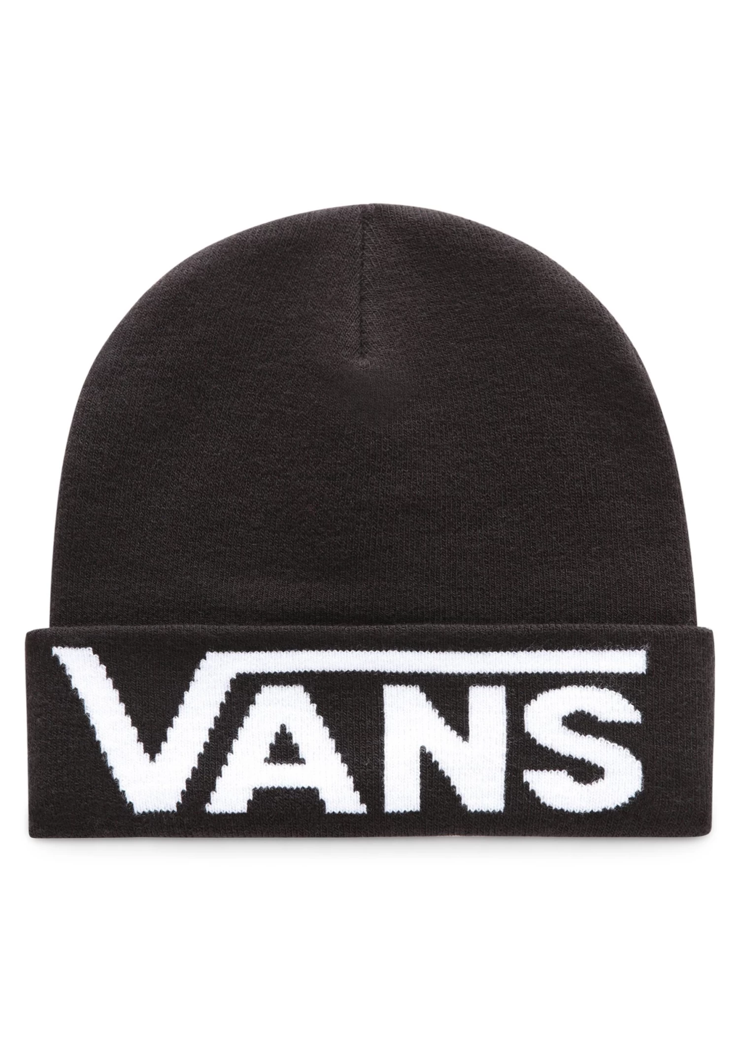 Vans Mn Drop V Tall Cuff Beanie - Muts - Black 2 Vans Mn Drop V Tall Cuff Beanie - Muts - Black - Afbeelding 2