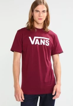 Vans Classic - T-Shirt Print - Burgundy/White