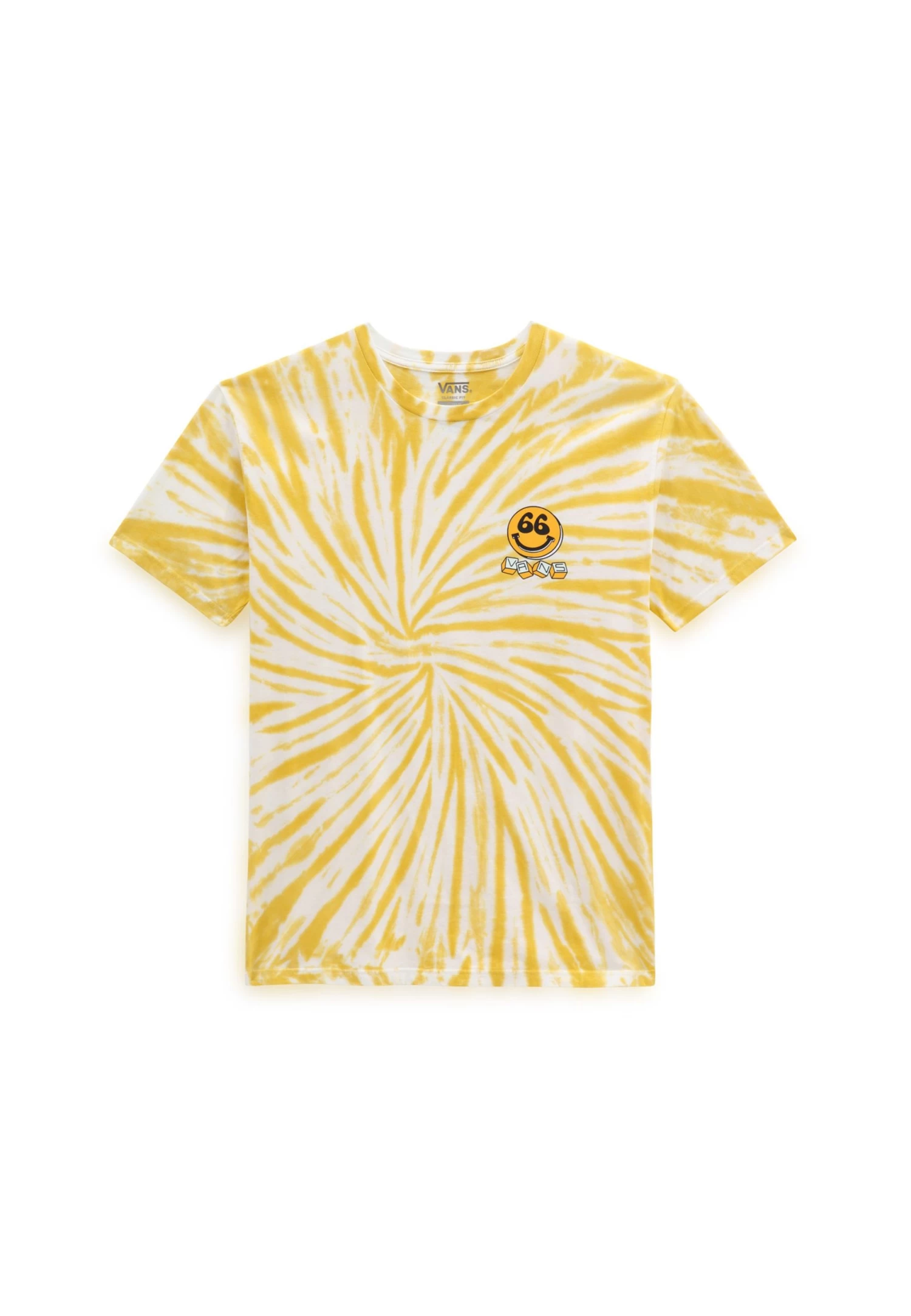 Vans Peace Tie Dye Ss - T-Shirt Print - Bright Yellow 4 Vans Peace Tie Dye Ss - T-Shirt Print - Bright Yellow - Afbeelding 4