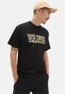 Vans Bones Ss - T-Shirt Print - Black
