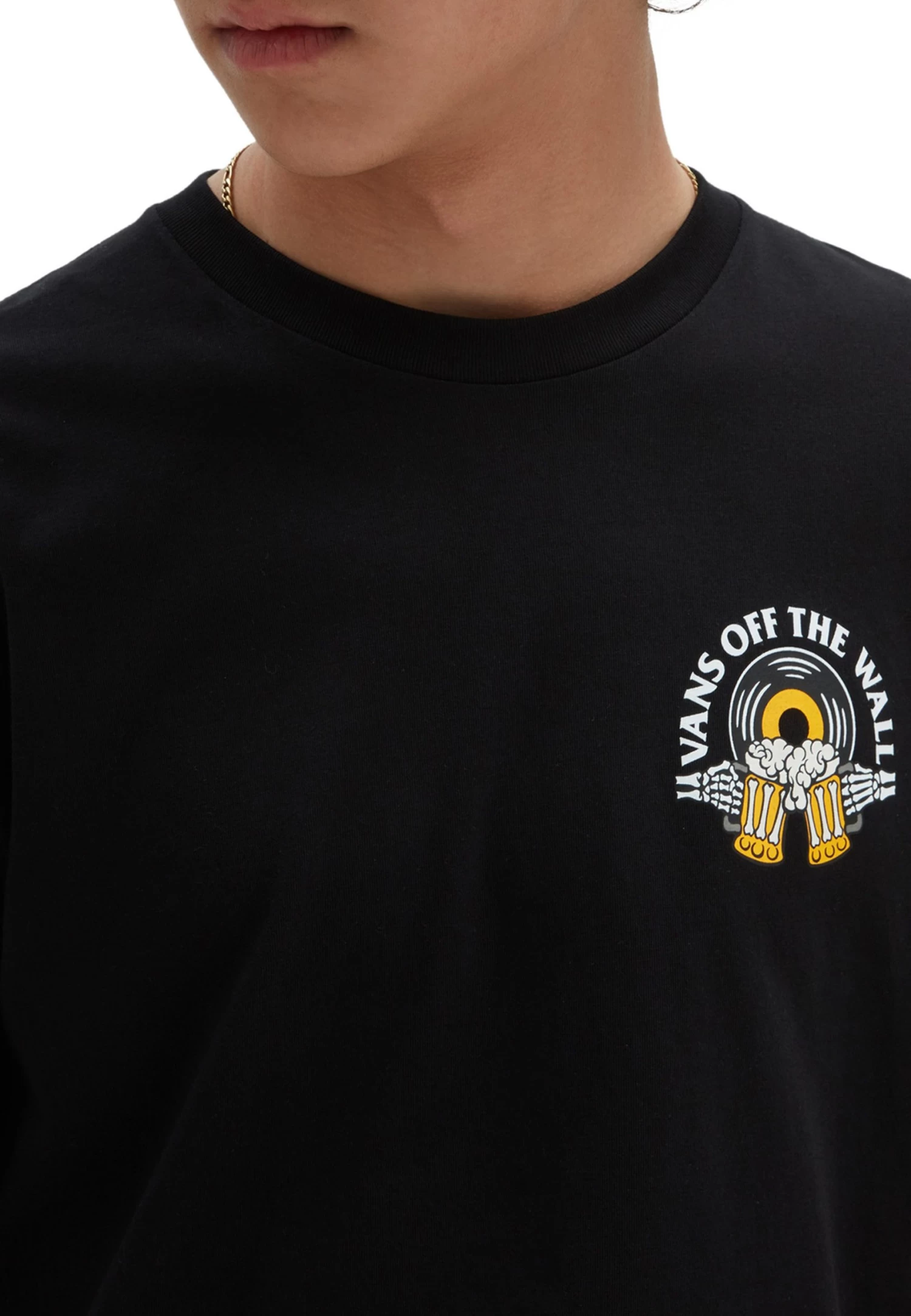 Vans Brew Bros Tunes Ss- T-Shirt Print - Black 3 Vans Brew Bros Tunes Ss- T-Shirt Print - Black - Afbeelding 3