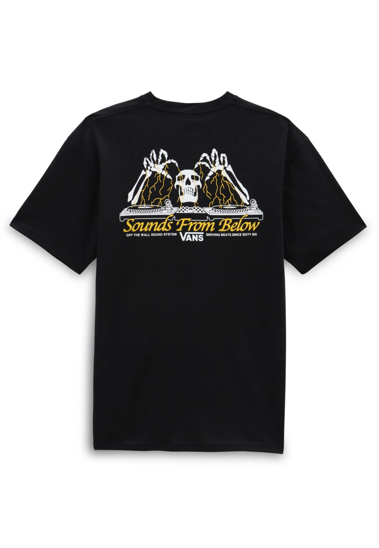 Vans Sounds From Below Ss- T-Shirt Print - Black 4 Vans Sounds From Below Ss- T-Shirt Print - Black - Afbeelding 4